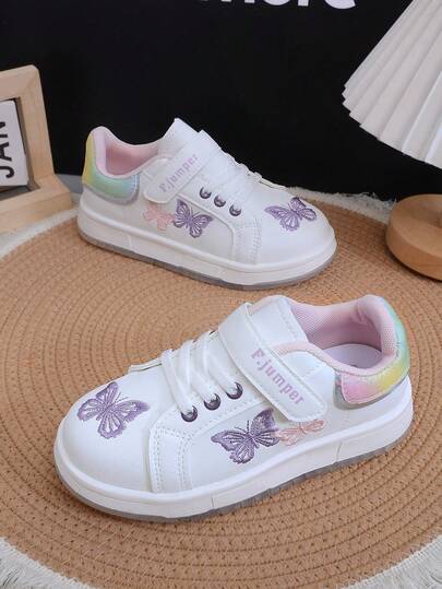 1 Pair Fashionable, Lightweight And Comfortable Children's Sports Shoes, Suitable For Indoor, Outdoor And School Wear