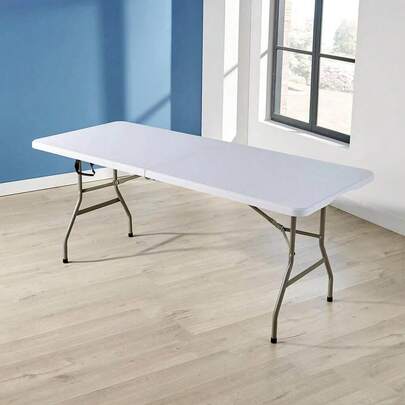 Outdoor Indoor Garden Stall BBQ Picnic Party Camping Trestle Table Folding 5ft