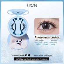 Life Girl Cloud-Like Magnetic False Eyelashes, Natural Brown Color, Soft & Reusable, Glue-Free, Suitable For Party & Daily Makeup - Fluffy Lashes - View 26