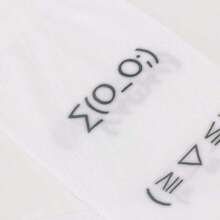 White Graffiti Letter Print Long Socks Harajuku Over Knee Thigh High Socks Y2K Cosplay Cute Socks Kawaii, Cozy - White - 查看 7