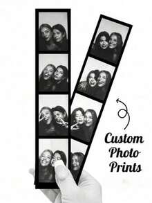 1-15 pezzi Strisce fotografiche personalizzate, stampe fotografiche di coppia personalizzate, ricordo personalizzato per l'anniversario, regalo romantico unico per compleanno/anniversario, regalo per fidanzato/fidanzata o migliore amico, regalo per donna, regalo per uomo, ricordo personale - Multicolore - Visualizzare 2