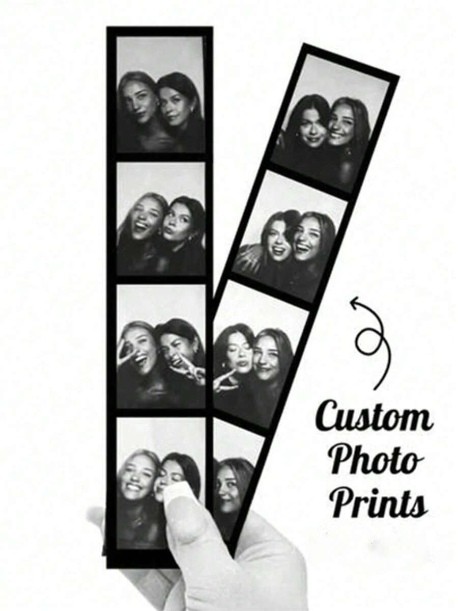 1-15 pezzi Strisce fotografiche personalizzate, stampe fotografiche di coppia personalizzate, ricordo personalizzato per l'anniversario, regalo romantico unico per compleanno/anniversario, regalo per fidanzato/fidanzata o migliore amico, regalo per donna, regalo per uomo, ricordo personale