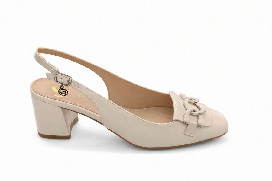 GOLD&GOLD SLINGBACK GP961 - Beige - View 1
