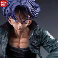 bandai Anime Action Figure Trunks SSJ Sitting Position Torankusu PVC Figurines Statue Ornaments Model Toy | Perfect Mother's Day & Father's Day Gift – Birthday, Anniversary, Graduation, Back To School, Independence Day, Wedding Season & Holiday Gift For Fans, Collector's Display, Anime Theme Party Favors & Role-Playing Props, Collectible Toy Gift - Multicolor - View 4