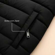 Waterproof Plush Puffer Jacket With Hood, Women's Winter Coat, Men's Puffer Jacket - Nhiều màu - Xem 7
