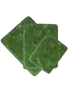 3cm Artificial Grass Mat Pet Toilet Pad, Cleaning Mat, Dog Grass Mat, Fake Lawn Turf For Patio Decor - Multicolor - View 11