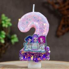 1pc Creative Birthday Candle Cake Cartoon Number Candle - Multicolor - View 12