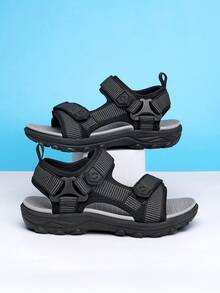 1 Pair Children's Casual Sandals, Breathable Mesh Upper, Non-Slip Sole, Suitable For Daily Wear, Beach Vacation, Fashion Versatile Beach Sandals - Multicolor - View 6