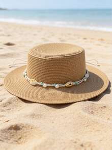 女士夏季帽子 - 女士遮阳帽、女士沙滩帽 - A - 查看 4