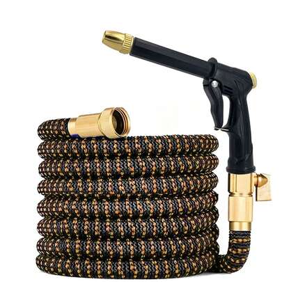 Home And Garden Hose High Pressure Flexible Expandable Bicolor Magic Watering Pipes 25-150FT For Garden Farm Irrigation Car Wash