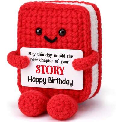 A Birthday Gift Card With Unique Elements, Imbued With Inspiring Power. The Beautifully Hand-Knitted Books Are Excellent Birthday Gifts For Women, Men, Close Friends, Colleagues, Wives, Etc.