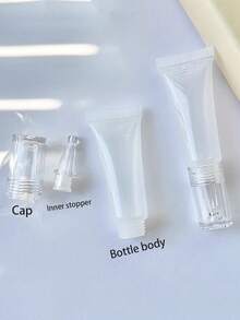 迷你旅行粉底液和精华液分装器 - 防漏便携式化妆品容器，适用于液体粉末，透明设计，非常适合旅行必备品、外出、出差、返校等。 - 彩色 - 查看 3