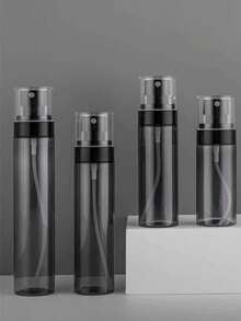 1/4pcs, 60ml-120ml Portable Lotion Refillable Bottle, Black Plastic Spray Bottle, Suitable For Outdoor Travel, Refillable Spray Bottle, Nano Mist Bottle, Makeup Refreshing Travel Refill, Portable Empty Bottle, Small Spray Bottle For Facial Mist - Black - View 1