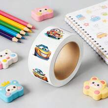 500 miếng dán hình xe hơi hoạt hình dễ thương, thích hợp dán lên bình nước, máy tính xách tay, ván trượt, làm quà tặng sinh nhật và phần thưởng trong lớp học. - CX-15 (500 chiếc) - Xem 3