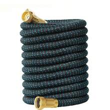 1根花园软管，可伸缩软管，延长花园软管，3/4英寸直径高压洗车管，喷头收缩灌溉魔法柔性伸缩水管，用于浇灌草坪 - A - 查看 9