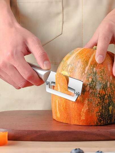 Multi-Functional Stainless Steel Peeler, Easily Peel Fruits, Winter Melon, Sugarcane, Pumpkin Without Effort