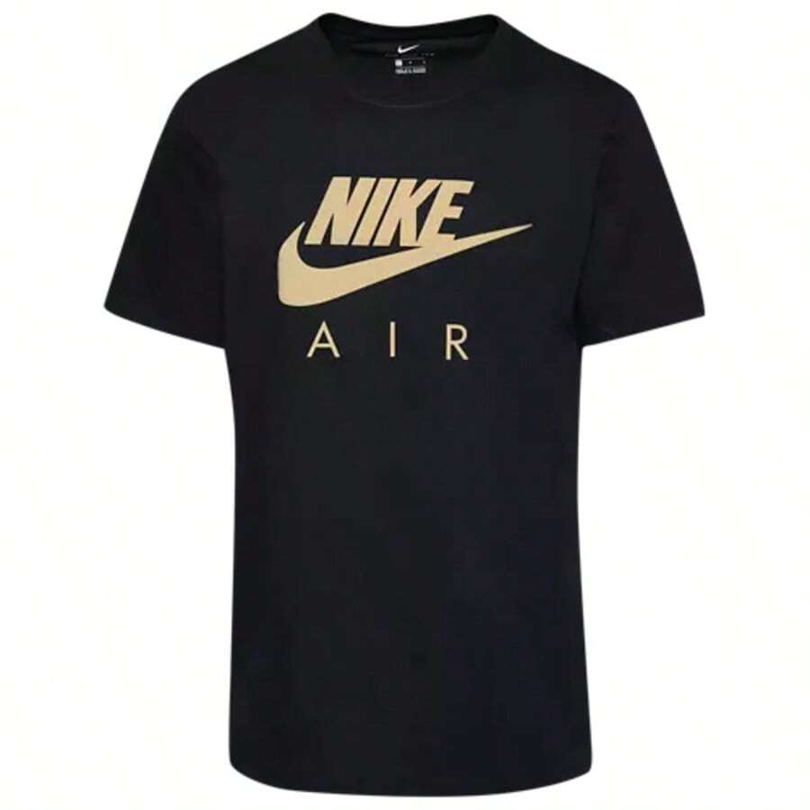 Nike Air Reflective T-Shirt Men's Black Gold 749528-012 - 黑色 - 查看 1