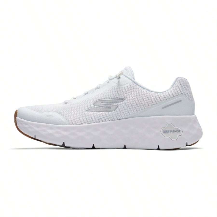 Skechers Sapatos Casuais de Alta Amortização para Homens, Tênis de Corrida GO WALK MAX CUSHIONING FLEX, Sapatos Esportivos Leves e Confortáveis para Uso Diário ao Ar Livre 217113-WHT - Branco - Visão 1