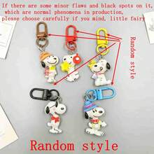 SNOOPY 1pc 2026 New Cute Pendant, Classic Peanut Comic Peripheral, And Cute Debut! Q-Cute Three-Dimensional Design, Soft And Versatile, Whether Used As A Keychain, Bag Accessory, Or Carried On Car Keys, It Is Super Eye-Catching. - Multicolor - View 10