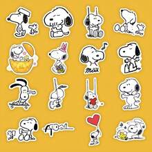 128pcs Cartoon Puppy Nostalgic Healing Series Water Cup DIY Stickers, Perfect Gift For Boys And Girls (Random Styles) - Multicolor - View 1