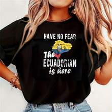 Ecuadorian Heritage Ecuador Roots Ecuadorian Flag Unisex T-Shirt - Negro - Ver 8