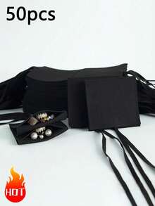 1/10/50个装超细纤维首饰袋,首饰包装袋,首饰礼品袋,婚礼生日派对糖果袋,耳环手链项链收纳袋,派对节日礼品包装袋 - 超纖滿蓋 - 查看 67