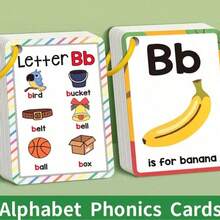 27pcs English Alphabet Flashcards, Early Education For Children, Learning Colors Animals Letters Enlightenment Cognitive Cards Back To School - Multicolor - View 4