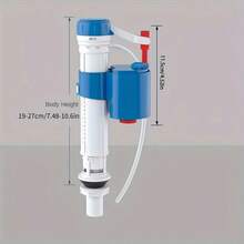 Toilet Tank Flush Valve Repair Kit, Plastic Structure, Modern Design, Easy Installation - A - View 7