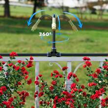 Wanxiang Automatic Drip Irrigation Kit, 360 Degree Bendable Brass Atomizing Irrigation Nozzle, 4/7 Garden Water Pipe, Garden Automatic Drip Irrigation System, Adjustable Nozzle, 360 ° Garden Watering System, Suitable For Automatic Watering Devices In Greenhouses, Courtyards, Lawns, And Greenhouses - Irrigation Kit - View 8