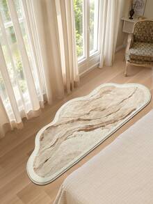 DAJIANG Thảm len dài màu kem, viền lượn sóng bất đối xứng, thích hợp cho phòng tắm, nhà bếp, ngoài trời, trong nhà, hành lang, phòng ngủ, phòng khách, cạnh giường, có thể giặt máy, dễ vệ sinh, đế chống trơn trượt, thích hợp trang trí phòng ngủ, phòng tắm, phòng ngủ, trang trí ngoài trời. - Nhiều màu - Xem 4