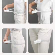 1 Pc Automatic Measuring Circumference Ruler Measuring Body Legs Waist Chest Three Circumference Measurement Ruler Multifunctional Portable Soft Ruler For Figure Management, Travel Gift, Easy To Carry, Cheap, Valentine's Day, Cheap Items, Travel, Travel Essential, Room Decor, Valentine's Gift, Cheap Stuff, Room, 1 Dollar Items, Vacation Essentials, Gifts For Women, Bedroom, Valentine, 99 Cent 2WHH - Multicolor - View 4
