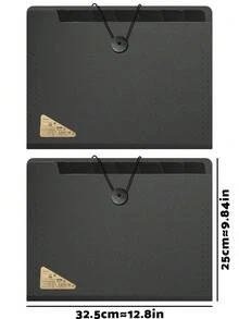 1 pieza/2 piezas Carpeta de documentos A4 con 8 ranuras, organizador de archivos de gran capacidad, carpeta de archivos portátil minimalista y multinivel - multicolor - Ver 14
