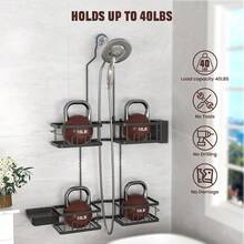 Bathroom Storage Set - Black - View 3