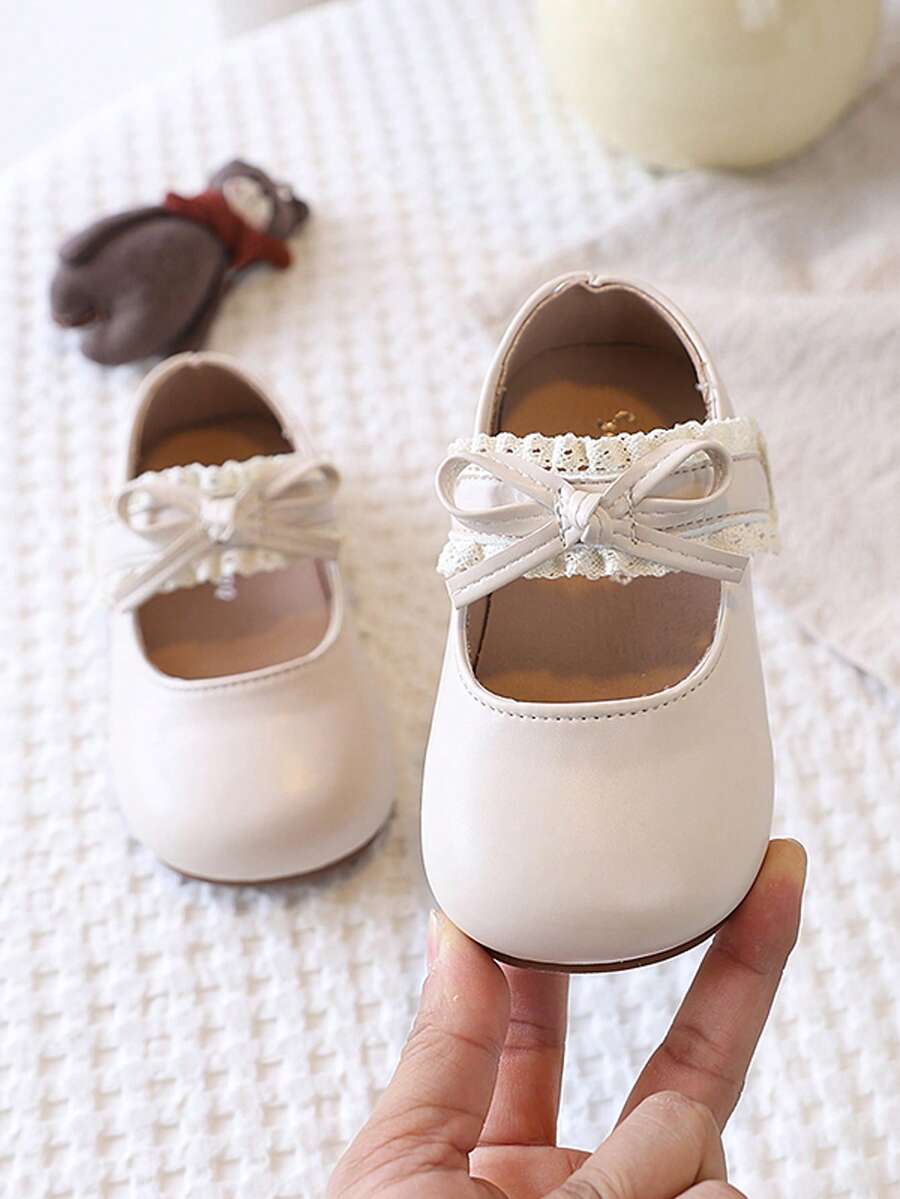 Giày công chúa đính sequin thời trang mới về cho bé gái, dép đế mềm đi biển, giày da đơn giản và thanh lịch cho trẻ em mùa hè. - Màu be - Xem 1