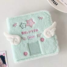 1本A7可爱天使活页收纳册，便携式Kpop偶像卡片照片卡册，迷你收藏整理本，追星和日常文具收纳的完美之选，返校季必备 - 天使相簿 - 查看 13