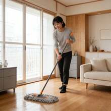 Cleaning Supplies Microfiber Dust Mop For Hardwood Floor Cleaning, Dry Wet Floor Duster & Baseboard Cleaner, Household Mop For Kitchen Bathroom - mặc định - Xem 1