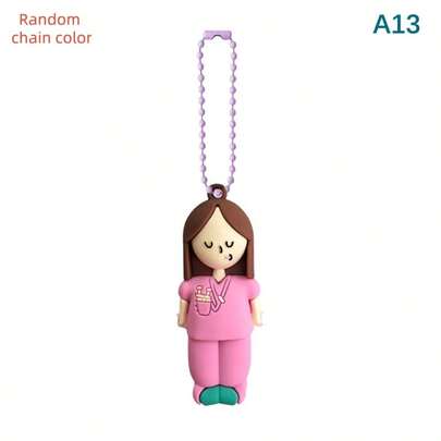 Abridor de botellas con forma de jeringa, llavero - Herramienta abridor de ampollas de enfermera/médico, trituradora de pastillas - Se puede usar como simple abridor de botellas, llavero de mochila, llavero de coche, decoración de embalaje. Regalo perfecto para el Día de la Enfermera para amigos y familiares