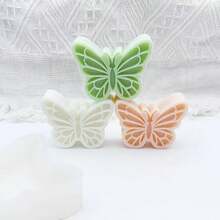 1pc Butterfly Series Silicone Mold, Candle, Plaster, Decoration Silicone Mold - White - View 1