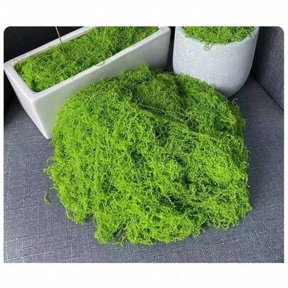 1 Pack Artificial Moss, DIY Fake Moss Micro Landscape Layout, Green Carpet Plant Lawn For Potted Plants, Window Sill Decor, Landscape Design