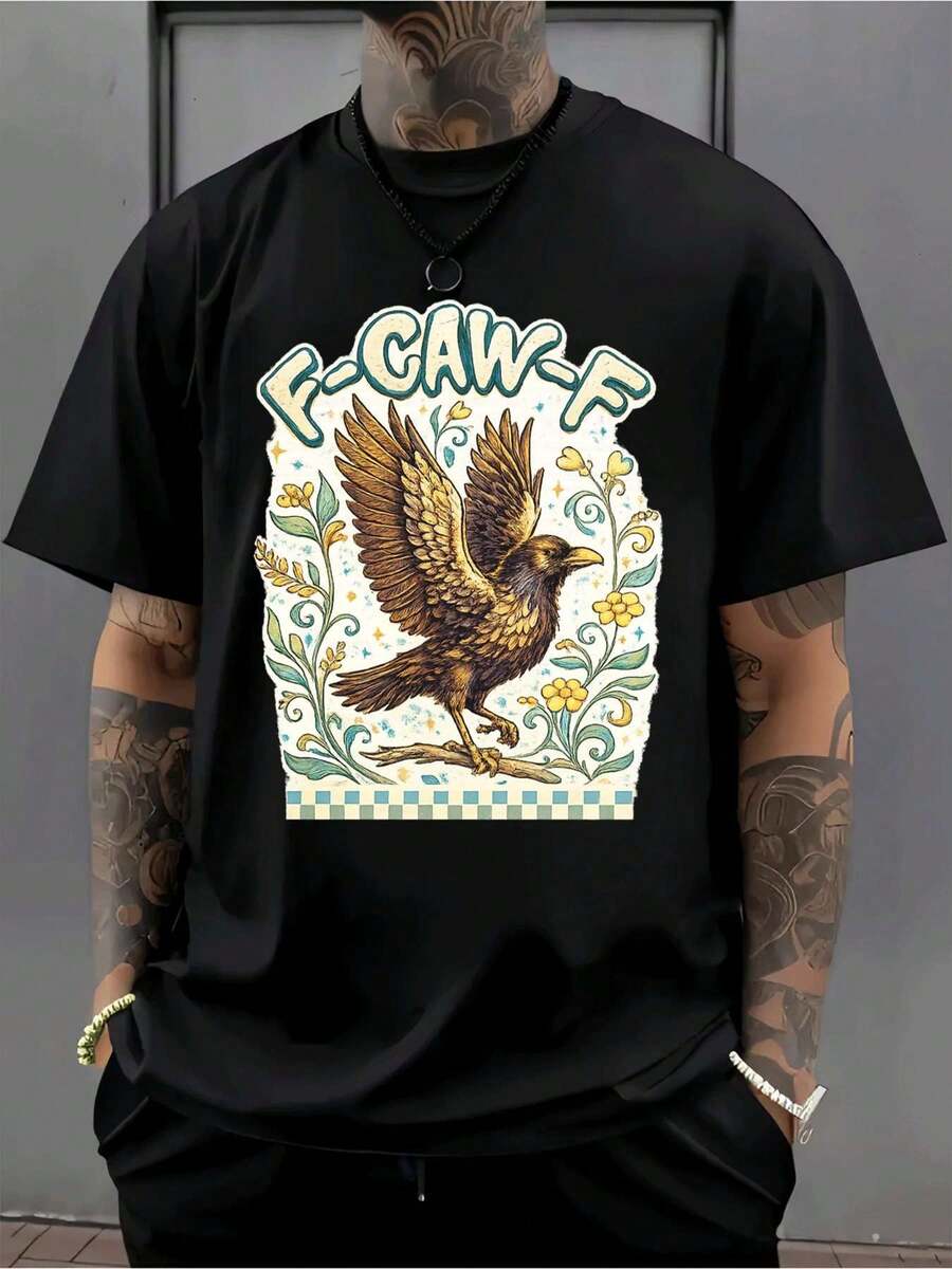 T-shirts pour hommes - Noir - Voir 1