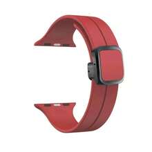 Magnetic Buckle Strap Compatible With Apple Watch Band Ultra 2 3 49mm 45 44 40 41 42mm-46mm Silicone Bracelet Ultra Series 10 7 6 3 8 9 Smart Watch Replacement Strap - Multicolor - View 26