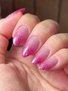 10 Stück handgemachte Nagel Sticker, Nail Art Zubehör, Nageldekoration, Künstliche Nägel, kurze Nägel, Sommer Nägel, Acryl Nagel Sticker, Y2K Stil, rosa Nägel, weiße Nägel, rosa Farbverlauf Nägel mit eingebetteten Strass, minimalistischer eleganter Stil, geeignet für Damen und Mädchen für Partys und den täglichen Gebrauch, inklusive Nagelpflege Werkzeuge. - Pink - Übersicht 1