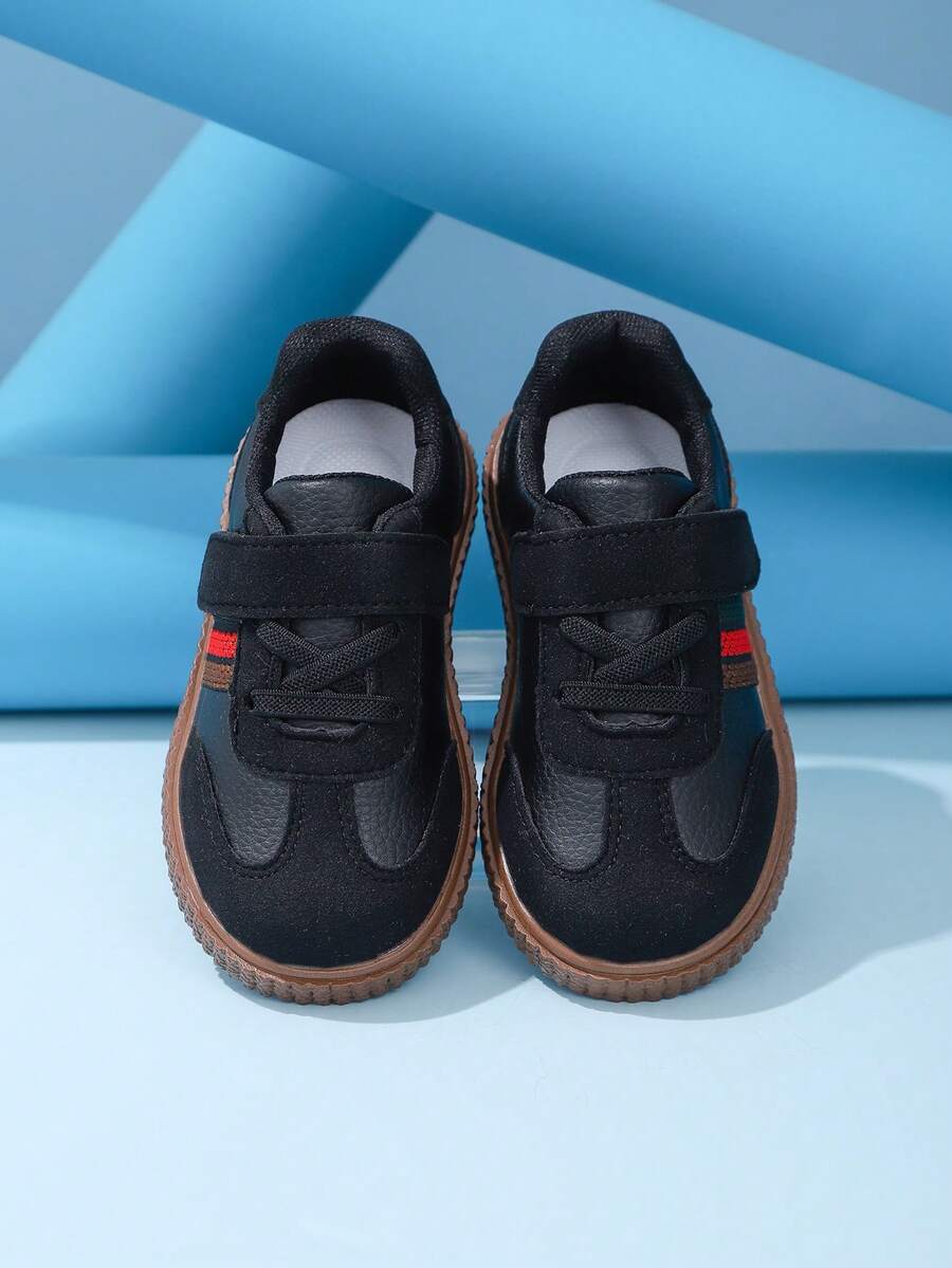 时尚休闲婴儿运动鞋，轻便舒适的男女童鞋 - 黑色 - 查看 1
