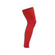 Full Length Elastic Knee Sleeve, Extended 4-Way Leg Sleeve, Comfortable 3D Contoured Knee Brace With Silicone Anti-Slip Strips, Suitable For Running, Basketball And Daily Life - Multicolor - View 10