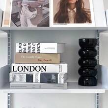 5 piezas Decoración minimalista moderna para escritorio de oficina, estantería de lujo para sala de libros, adornos creativos, libros decorativos falsos para transmisión en vivo y fondo fotográfico - 5Pcs - Ver 6