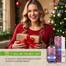 NIVAVIN 30毫升/60毫升/100毫升薰衣草精油，纯植物萃取，持久留香，适用于空气清新、面部护理、头发护理、芳香疗法，礼品装 - 薰衣草 - 查看 8