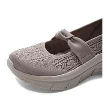 Skechers Giày lười nữ thường ngày, giày lười MODERN D'LUX dành cho nữ, giày thể thao nhẹ, thoải mái, tối giản 159117-TPE - Nâu xám - Xem 7