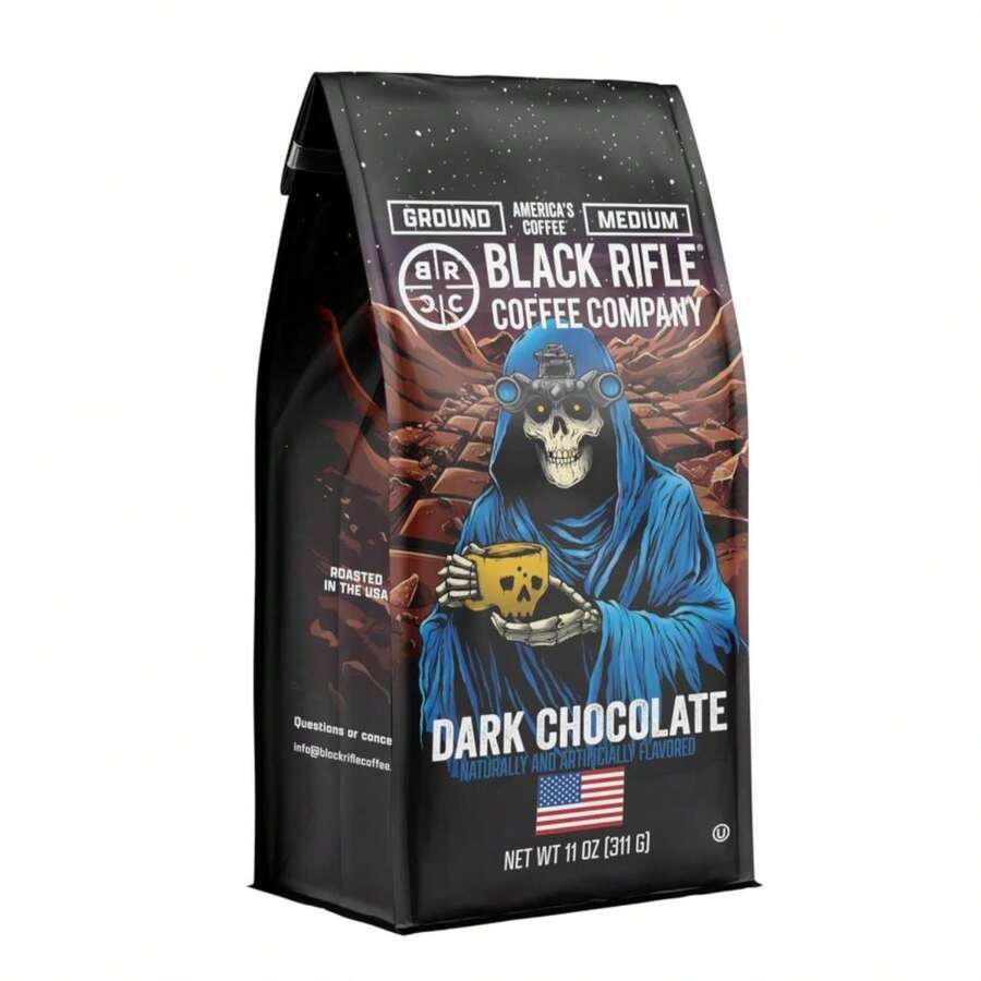 Black Rifle Coffee Company Dark Chocolate Roast 11oz Gound Coffee With Smooth, Indulgent Dark Chocolate Notes For A Decadent Brew. - ColorB - 查看 1