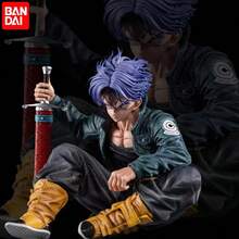 bandai Anime Action Figure Trunks SSJ Sitting Position Torankusu PVC Figurines Statue Ornaments Model Toy | Perfect Mother's Day & Father's Day Gift – Birthday, Anniversary, Graduation, Back To School, Independence Day, Wedding Season & Holiday Gift For Fans, Collector's Display, Anime Theme Party Favors & Role-Playing Props, Collectible Toy Gift - Multicolor - View 8
