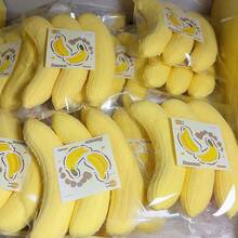 1个香蕉果肉模型，PU材质慢回弹挤压玩具，青少年及成人减压解压玩具，生日/节日/愚人节礼物，也可作恶作剧道具 - 彩色 - 查看 5